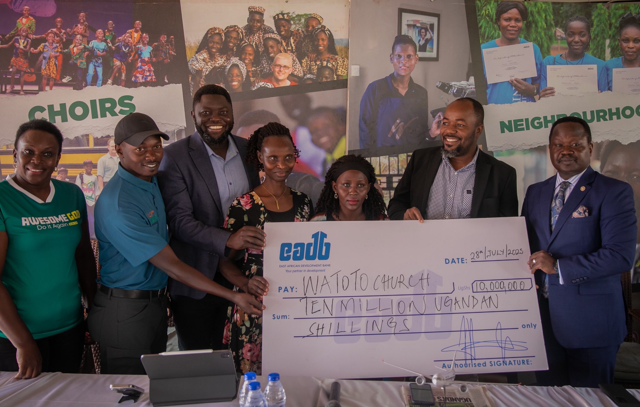 EADB Donates UGX 10 Million to Watoto Church to Support 1,000 Vulnerable Women
